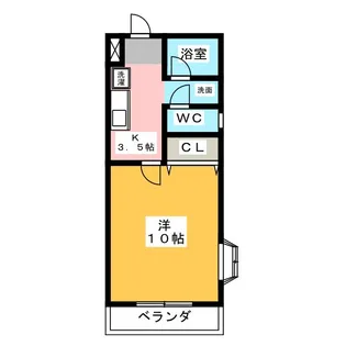 メゾン・ドゥ中根【2階】の間取り