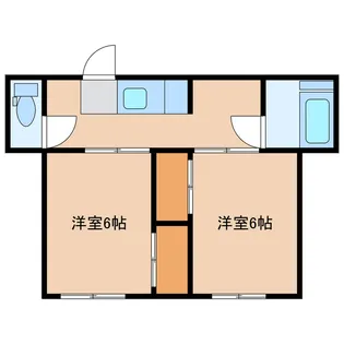 高由荘【3階】の間取り