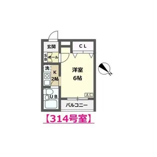 ダイアパレス寺町南【3階】の間取り