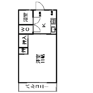 東洋第一ビル【4階】の間取り