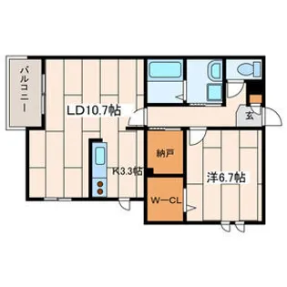 Maison de Kurihara【1階】の間取り