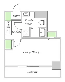 meet me 梅田西【9階】の間取り