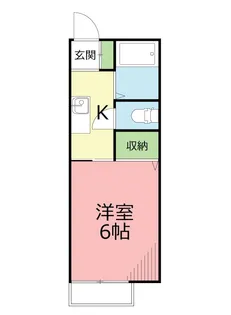 神奈川県平塚市老松町【アパート】の間取り