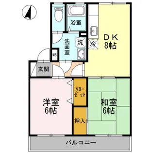 岡山県岡山市南区芳泉4【マンション】の間取り