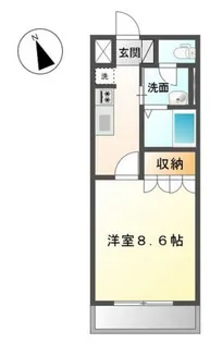 コンフォルト エスターテ【1階】の間取り