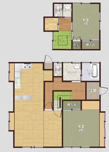 愛媛県今治市桜井【一戸建】の間取り