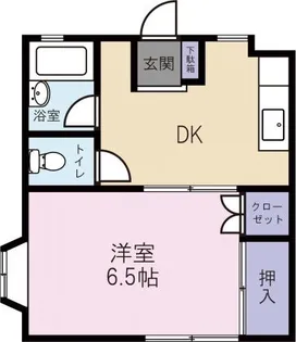 コーポ松本【1階】の間取り