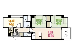 マーレビアンコ【8階】の間取り