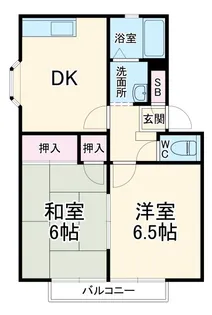 ファーストライフ板戸I【2階】の間取り