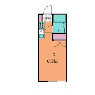メゾンモンテ【2階】の間取り