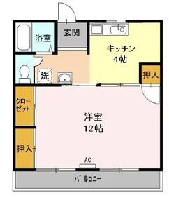 ウエスト・ウィング【2階】の間取り