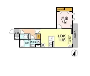 セレスティア小豆沢【3階】の間取り