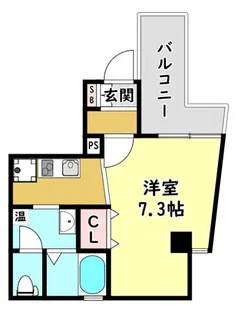 大阪府門真市野里町【マンション】の間取り