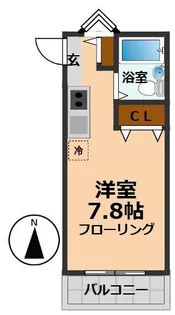 ルマ松原【1階】の間取り