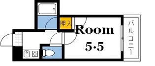 スタープラザ三篠【3階】の間取り