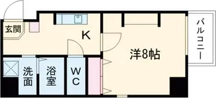 エヌエムスワサント【5階】の間取り