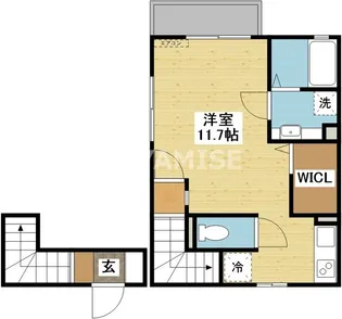 カーサアレテオ【2階】の間取り