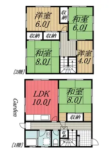 千葉県市原市南岩崎【一戸建】の間取り