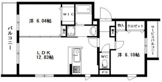 メゾン・ド・モンターニュ【2階】の間取り