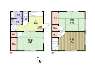 東京都東村山市秋津町2【一戸建】の間取り