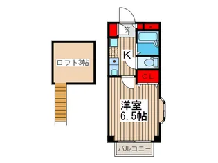 ノ-スヒル多賀見【2階】の間取り