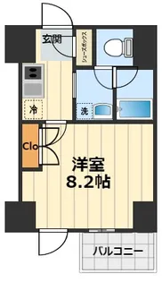 1Kの間取り画像