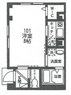 東京都目黒区原町1【マンション】の間取り