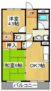 ビラシティ鈴木【2階】の間取り