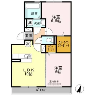 サンハイム須屋 A棟【3階】の間取り