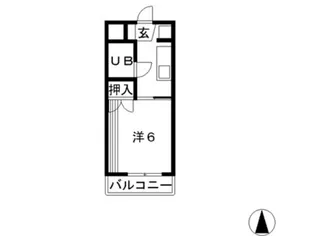 デューク老松【1階】の間取り