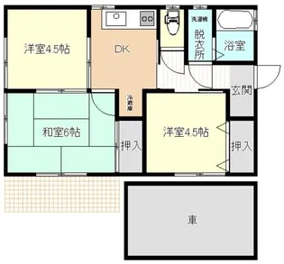 神奈川県愛甲郡愛川町三増【一戸建】の間取り