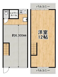 大阪府大阪市東住吉区今川4【一戸建】の間取り