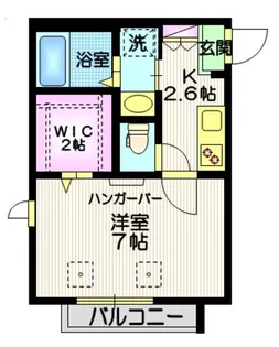 ランベール【3階】の間取り