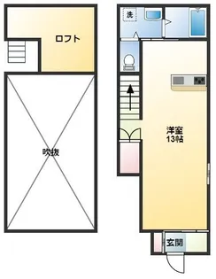 TOM HILLS津田沼【1階】の間取り