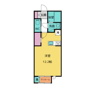 GRACE東方【1階】の間取り