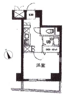 東京都新宿区北新宿4【マンション】の間取り