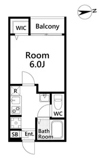 プロローグ本八幡【2階】の間取り