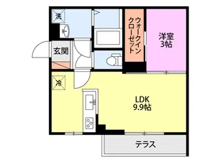 Fortunato【3階】の間取り