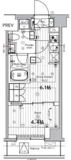 東京都北区豊島6【マンション】の間取り