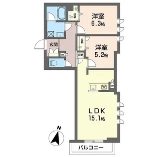 リラフォート【2階】の間取り