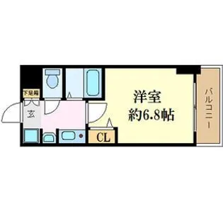 ベラジオ河原町御池【5階】の間取り