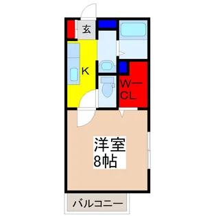 サンティエール【1階】の間取り