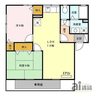 埼玉県狭山市柏原【アパート】の間取り