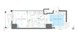 1LDKの間取り画像