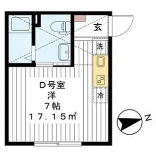 カサ・ミラドール【1階】の間取り