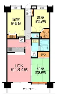 アイディーコート本厚木参番館【4階】の間取り