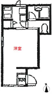 ユハ・パークサイド大森【1階】の間取り