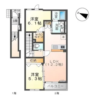 Solana【2階】の間取り