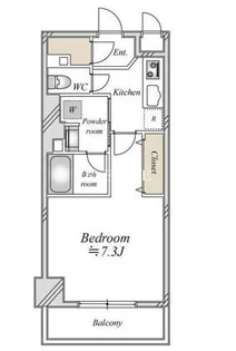 CLASSEUM飯田橋【3階】の間取り