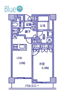 ファインステージ新横浜【4階】の間取り